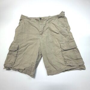 Nike ACG Cargo Shorts Men's 34 Khaki Tan Outdoor Hiking Utility Cotton